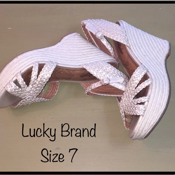 Lucky Brand Shoes - Lucky Brand Women’s Sandal Wedge Shoes Size 7